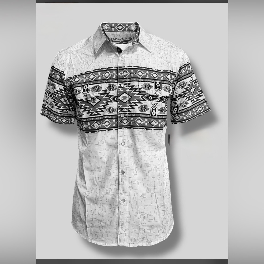 3 pack Men's Black Patterned Shirt
